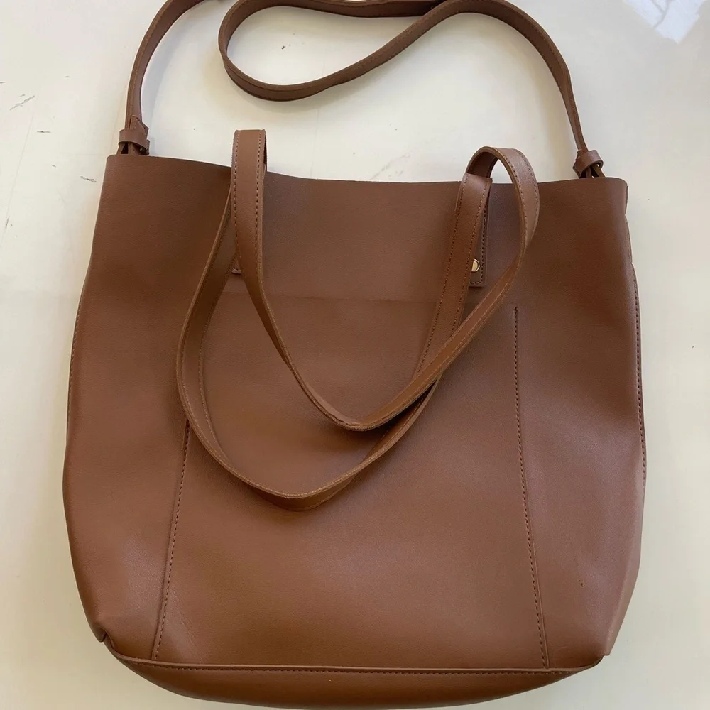 Henny + Lev Vegan Leather Tote Bag
